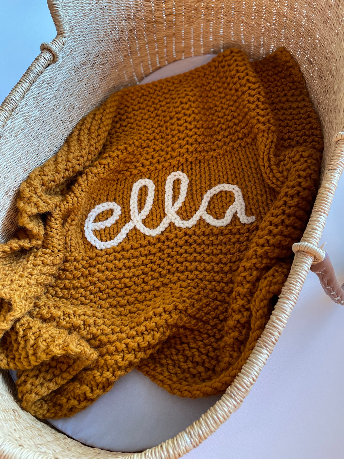Embroidered Name Blanket